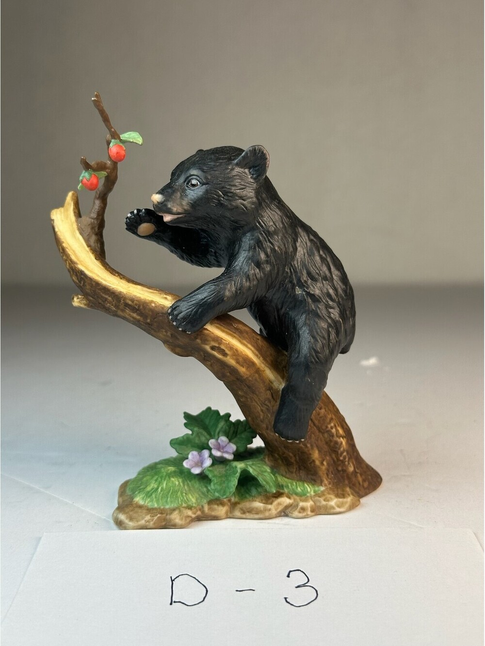 Vintage Lenox Playful Pursuit Black Bear Figurine 1994 D-3